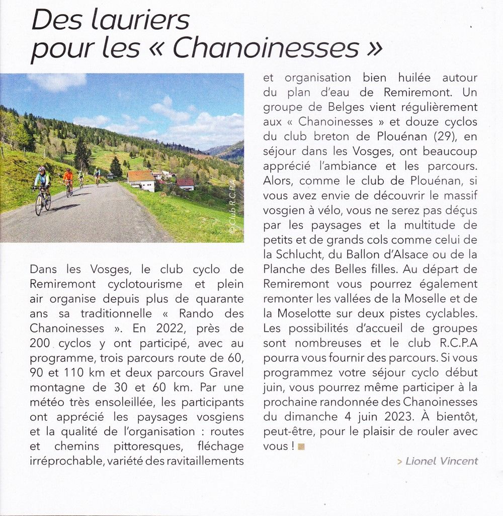 l'article  FF Vélo.
